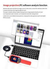 UNI-T UTi260B Infrared Thermal Imager Camera Temperature Detector Max 550℃ PC So