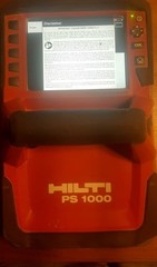 hilti ps 1000-b x-scan concrete scanner
