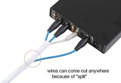 10FT Braided Cable Cord Wire Management Sleeve Sock Wrap Organizer