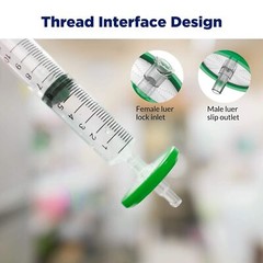 10pcs Sterile 0.22um 33mm Membrane Solutions Syringe Filter Disc Hydrophilic PES