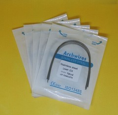 100Pcs Dental Orthodontic Stainless Steel Arch Wires Round Natural Form 10Packs