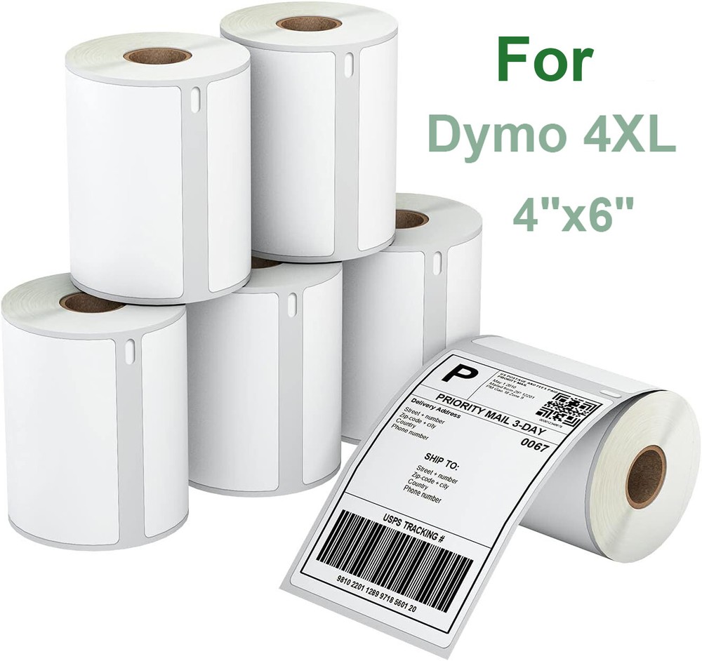 2-120 DYMO 4XL Direct Thermal Shipping Labels 220/Roll 4×6 1744907 compatible