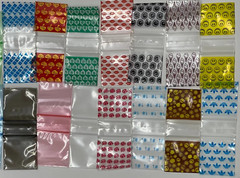 DIME BAGS 1000pcs 1.5″ x 1.5″ WE CHOOSE RANDOM MIX! (10 packs x 100)