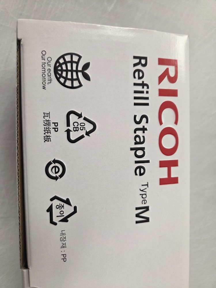 Ricoh 413026 Type M Box of 5 Refill Staple Cartridge 25,000 For SR4110, SR5000