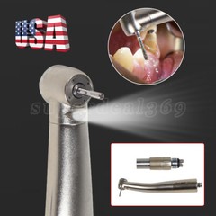 SANDENT Dental Fiber Optic LED High Speed Handpiece fit w/ NSK 6 Hole Coupler ty