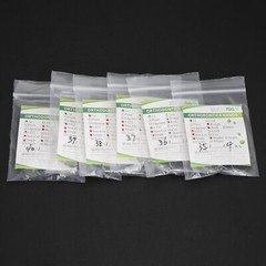 4pcs/pack Dental Orthodontic 1st Molar Bands Buccal Tube Roth.022 #35-#40