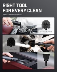 Fanttik Flip G10 Nano AutoCare Cordless Electric Car Interior Detailing Black