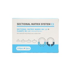 Dental Sectional Matrix Band Kit Rings Clamps Matrices Fit Garrison Palodent V3