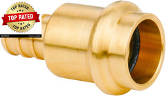 12 Pack 1/2″ Press Pro Press X 1/2″ PEX Adapter Crimp Fittings Brass Coupling