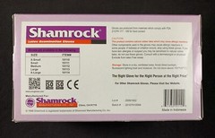 Shamrock Latex Powder Free Examination Gloves 100 Count Size Medium #10112