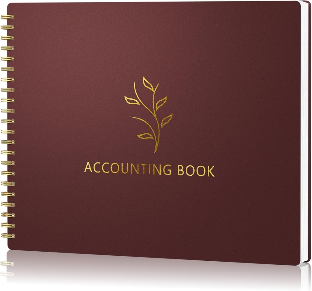 AKONEGE Accounting Ledger Book for Small Business Bookkeeping & Personal Use, Ho