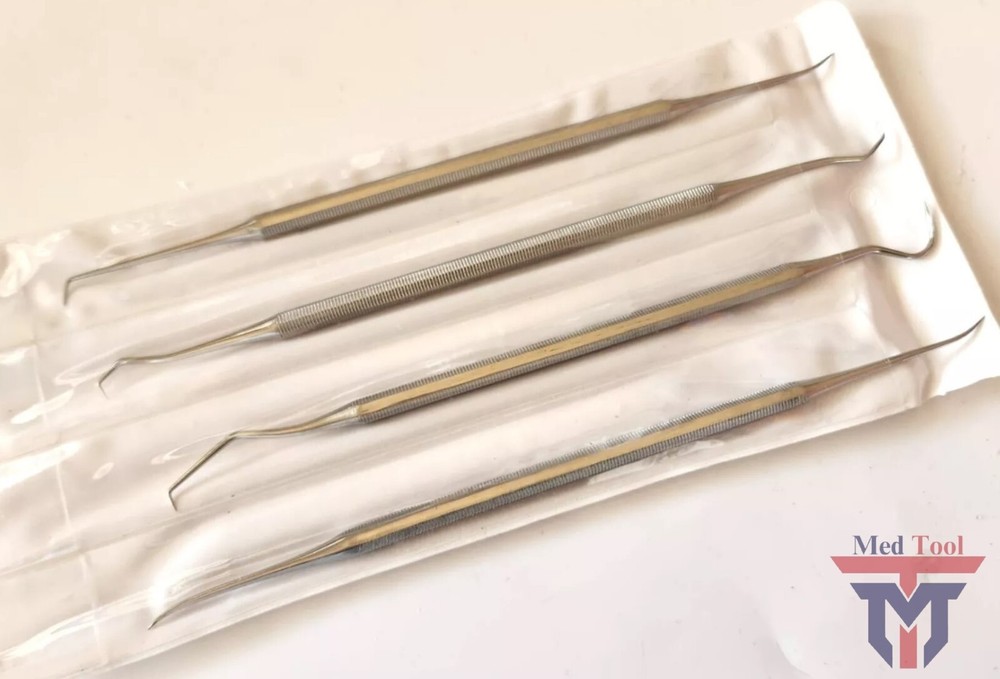 4 PC SET Dog Teeth Cleaning Tool Dental Pick Probes New