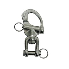 3-1/2″ Jaw Swivel Snap Shackle Marine Stainless Steel Quick Release 4 Pcs