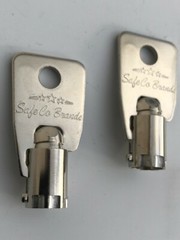 2-Keys for Beaver Gumball Machines Vending Machine Tubular Key SafeCo Brands