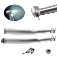 Dental Fiber Optic LED E-generator High Speed Handpiece Turbine 2/4 Hole YBM/YBB