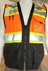 HIGH VISIBILITY Surveyor Three Tones Safety Vest ANSI/ ISEA 107-2015