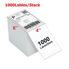 Fanfold/Roll 4″x6″ Direct Thermal Address Shipping Labels For Rollo & Zebra