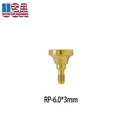 Dental Healing Abutment Cap Cover Screw Fit Nobel Active RP NP Height 3/5/7mm