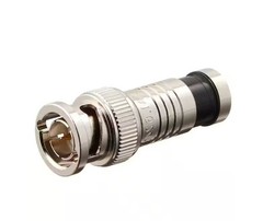 Platinum Tools BNC RG6 Compression Connectors Nickel Plated – 8 Pack
