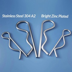 R Clip Stainless Steel 304 A2 Beta Pins 1mm 1.2mm 1.5mm 2mm 2.5mm 3mm 4mm – 6mm
