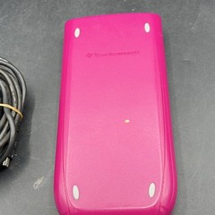 Texas Instruments TI-84 Plus C Silver Edition Graphing Calculator Pink White