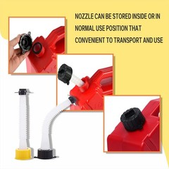 Replacement Gas Can Spouts Improved Design Flexible Pour Nozzle for Older Gas Ca