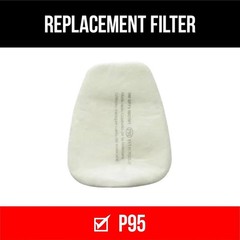 3M™ Particulate Filter 5P71, P95, 3-pairs of Filters 6 Pack, White
