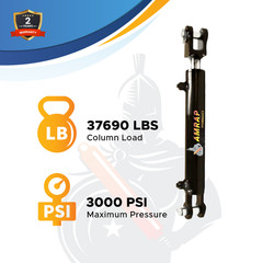 4×20 Hydraulic Cylinder – 4″ Bore x 20″ Stroke Welded Clevis Hydraulic Cylinder