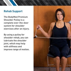 BodyMed Premium Shoulder Pulley – at-Home Rehab System – Over-The-Door