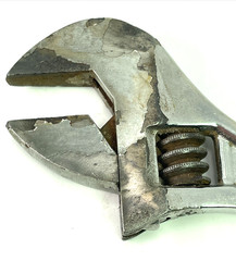 Vintage Blue-Point By Snap On Tools 8″ Adjustable Wrench Made in USA Used