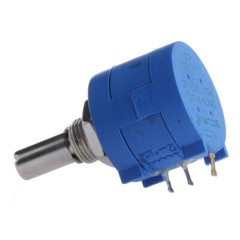 2/4/6Pcs 10-100K Ohm 3590S Rotary Wirewound Precision Potentiometer Pot 10-Turn