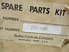 BAILEY CONTROLS COMPANY 258149A1 SPARE PARTS KIT *NEW IN BOX*