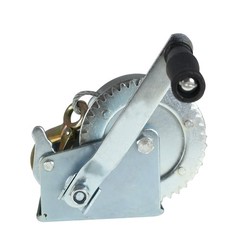 Heavy Duty Crank Winch 1500lbs Winch Hand Winch Gear Winch W/32FT Wire Rope US