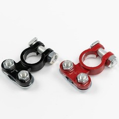 2Pcs Automotive Battery Terminal Clamps, Corrosion Resistant Positive Negative C