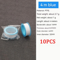 10pcs White PTFE Thread Seal Tape 14mm Plumbing Leak Proof Pipe Tape – NEW