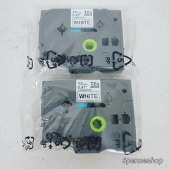 *No Retail Box* Brother P-touch TZE2312PKB 2PK Laminated Label Tape 0.47″x26.2′