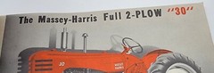 Vtg 1950’s? Massey Harris Tractor Equipment Buyer’s Guide Sales Catalog Book