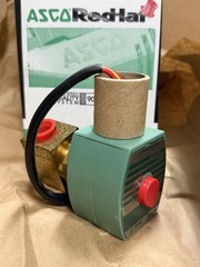 NEW ASCO RedHat HV278537001 24VDC 3/8” 2-Way Normally Closed Solenoid Valve NOS