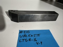 valenite LTGR-16Indexible Carbide Lathe Toolholder 6”OAL 1”Shank Turning Triangl