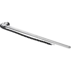 VEVOR 24″ Chain Wrench Steel Straight Handle Tool 22″ Chain 6.7″ Capacity