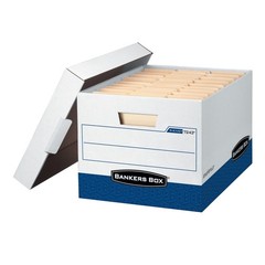 Bankers Box 0724303 R-Kive Storage Box, 12 x 10 x 15, Letter/Legal White