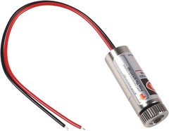 650nm 5mW Red Dot Laser Module 12mm Brass APC Driver 3-6V DC Adjustable Focus