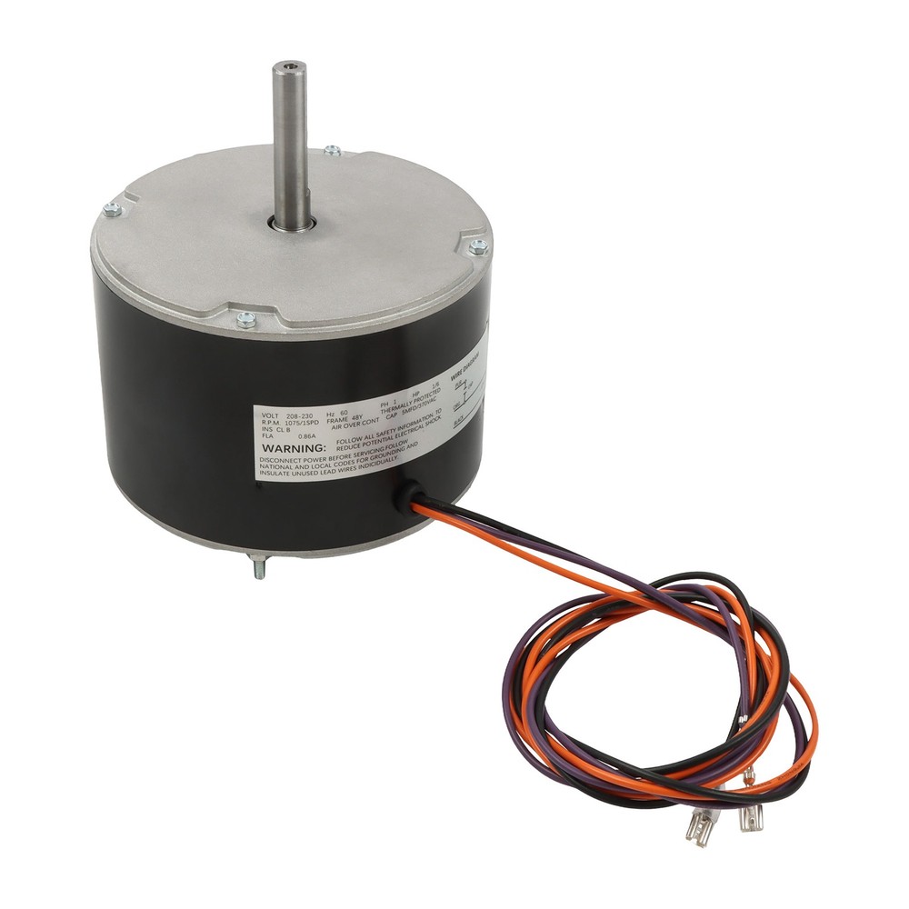 68J97 Condenser Fan Motor for Lennox 1075 RPM 208-230 Volts 1/6 HP
