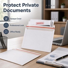 60 Pack Rigid Mailers 14×11″ Peel & Seal Envelopes – Stay Flat for Documents, Ph