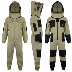 Professional Ultra Ventilated Beekeeping Suit Multi-Layer Gear- Medium