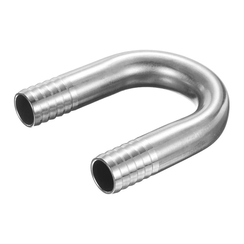 U Shaped Hose Barb Fitting 3/4″ (20mm) OD 304 Stainless Steel U-Joint Connector