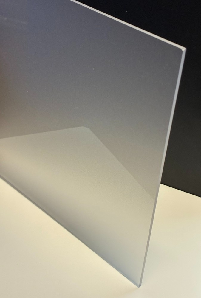 Acrylic Plexiglass Sheet-1/8″ (3mm) thick-Clear Frosted-12″ x 24″