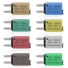 6/8/14PCS DC32V Car Circuit Breaker Blade Fuse Resettable Boat Marine Auto Tool