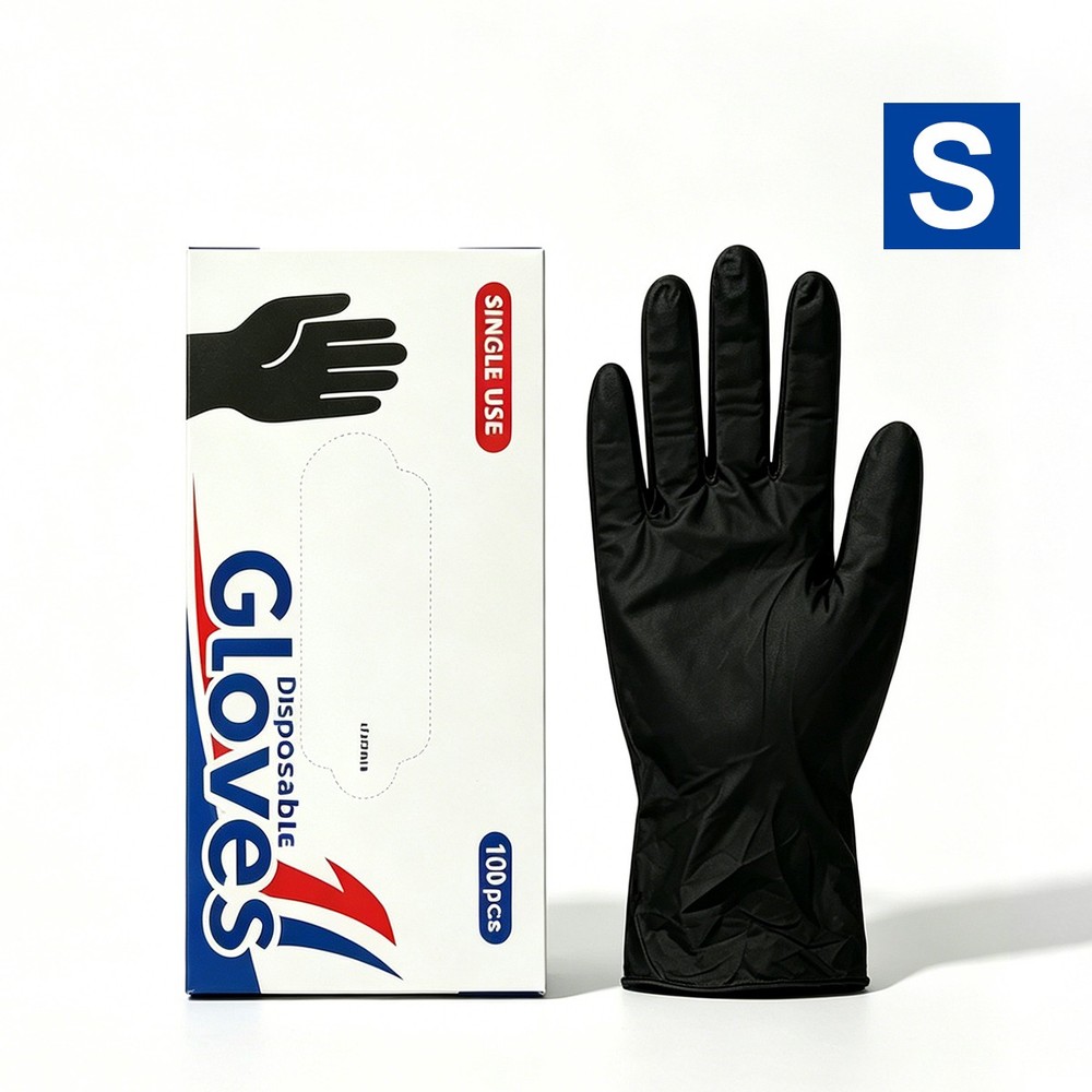 S/M/L/XL Disposable Gloves Powder Free Industrial Kitchen Car Wash Gloves 100pcs