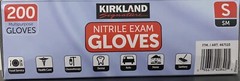 Kirkland Signature Latex-Free Nitrile Exam Gloves, Size S – 200 Count (1×200)